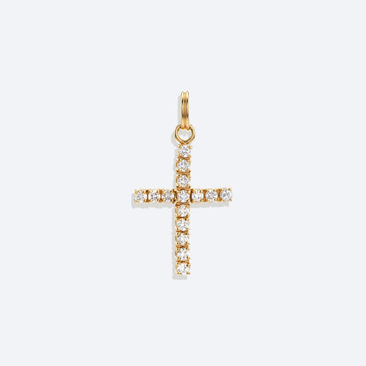 Pingente Cruz Riviera 18k