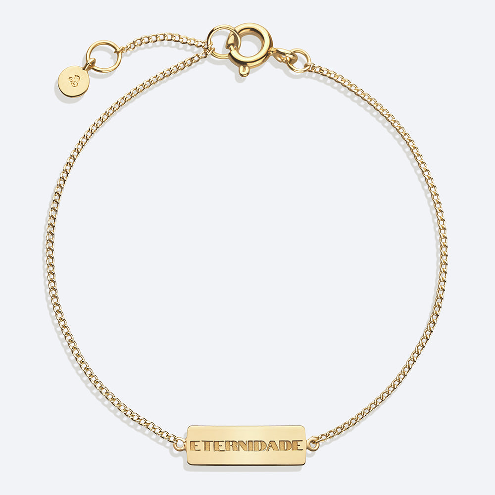 Pulseira Palavra 18k