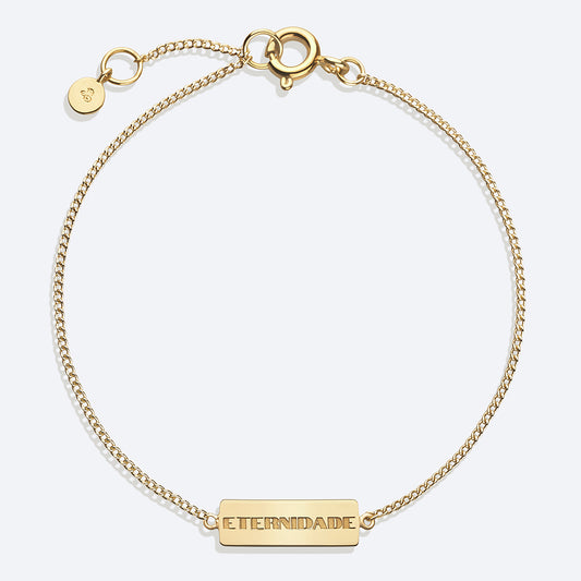 Pulseira Palavra 18k