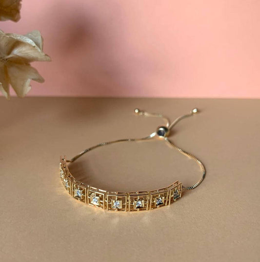 Pulseira Ajustável Filo 18k