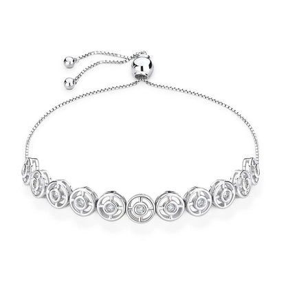 Pulseira Ajustável Filo Redonda 18k