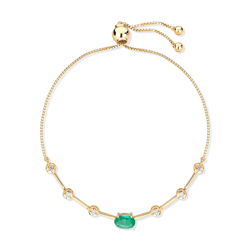 Pulseira Ajustável Grid 18k