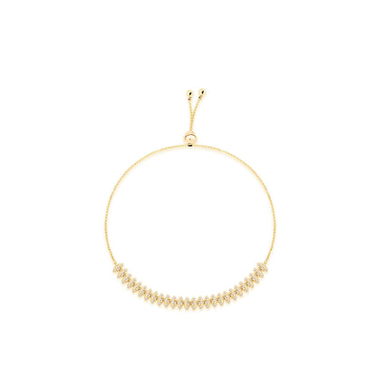 Pulseira Ajustável Navetes 18k