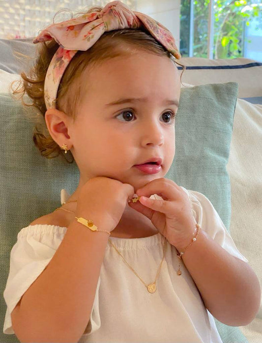 Pulseira Baby Anjo 18k