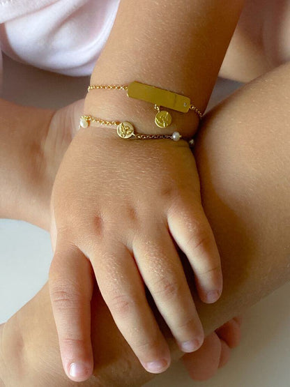 Pulseira Baby Anjo 18k