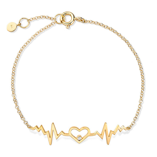 Pulseira Bate Coração 18k