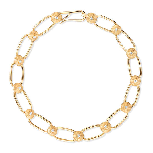 Pulseira Ciclos Elos Longos 18k