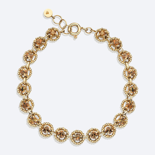 Pulseira Duna Andaluzita Inteira 18k