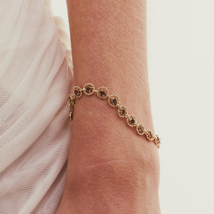 Pulseira Duna Andaluzita Inteira 18k