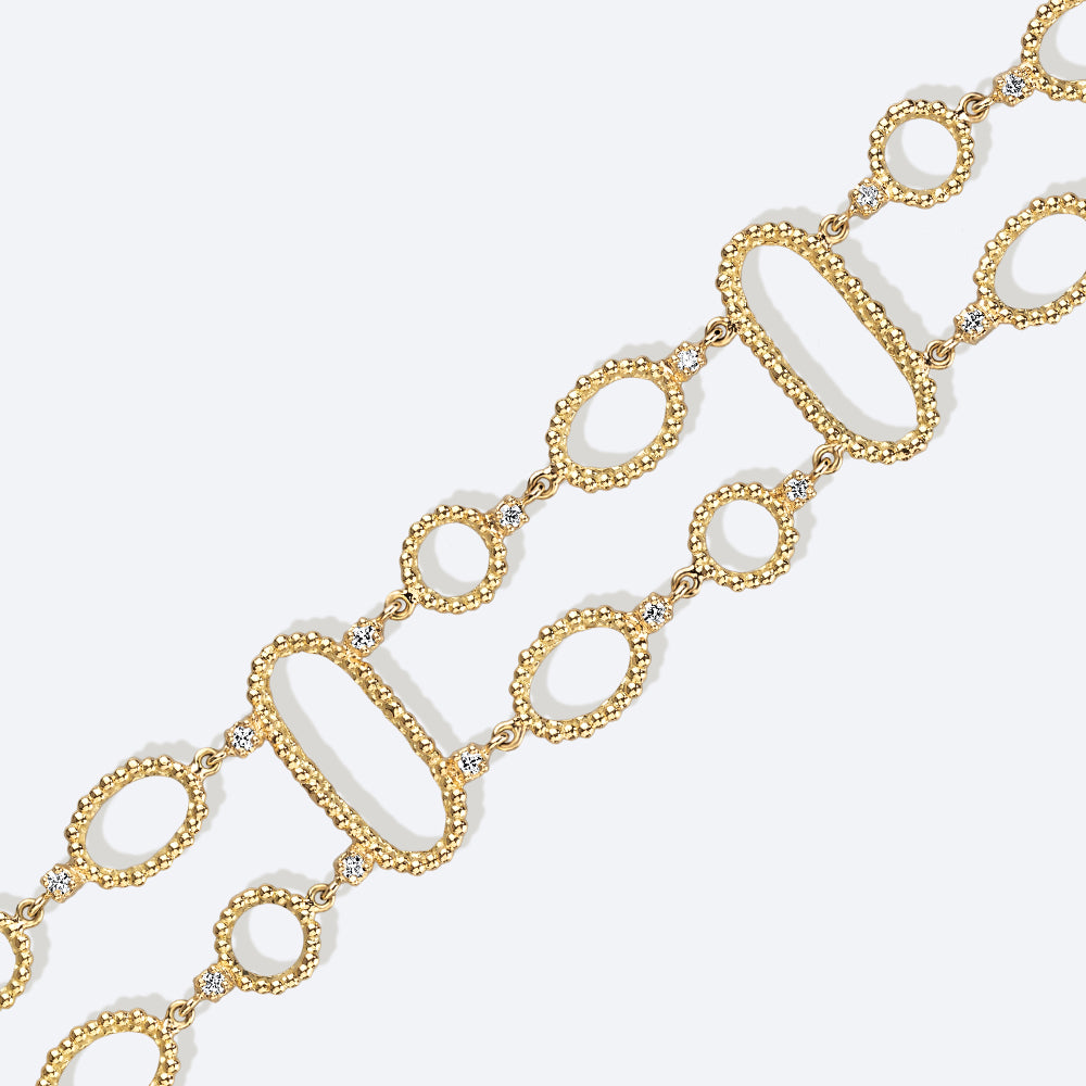 Pulseira Duna Dupla 18k