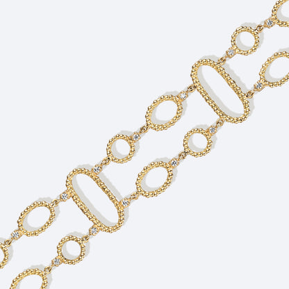 Pulseira Duna Dupla 18k