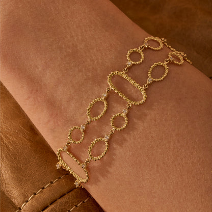 Pulseira Duna Dupla 18k