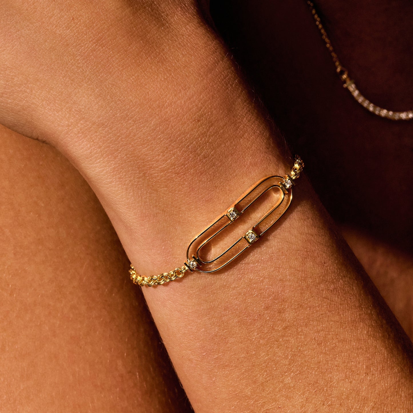 Pulseira Elo Arc 18k