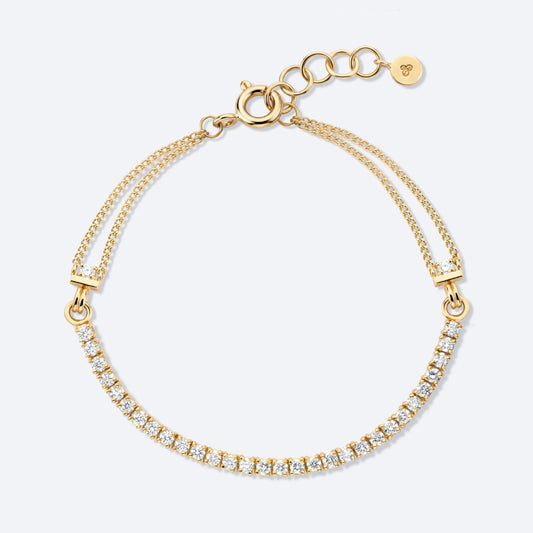 Pulseira Elo Riviera 18k