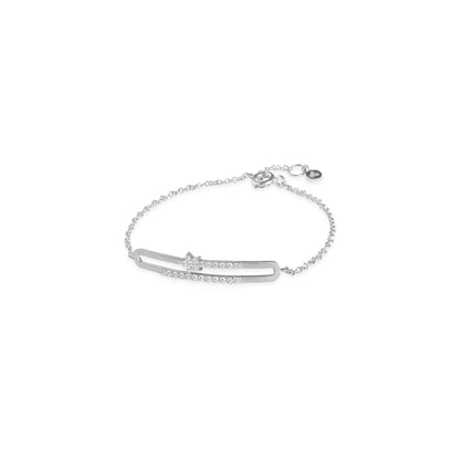 Pulseira Estrela com diamantes 18k