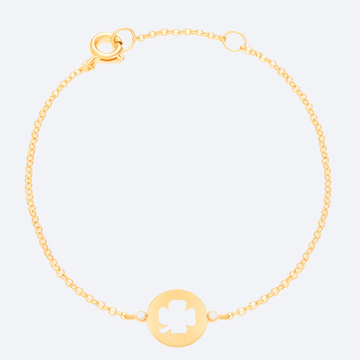 Pulseira Fé - Trevo 18k