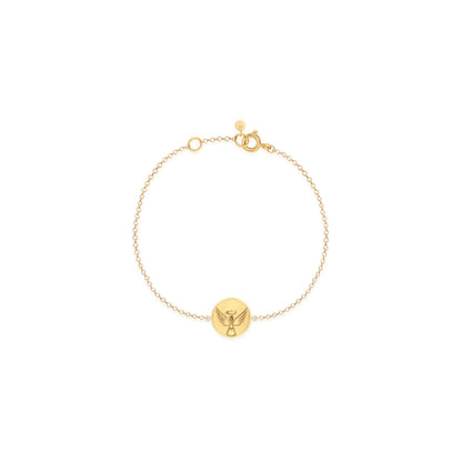 Pulseira Fé - Anjo 18k
