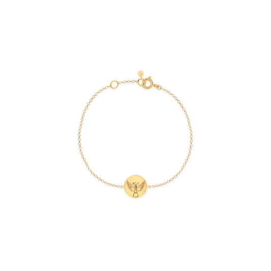 Pulseira Fé - Anjo 18k