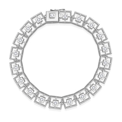 Pulseira Filo Quadrada 18k