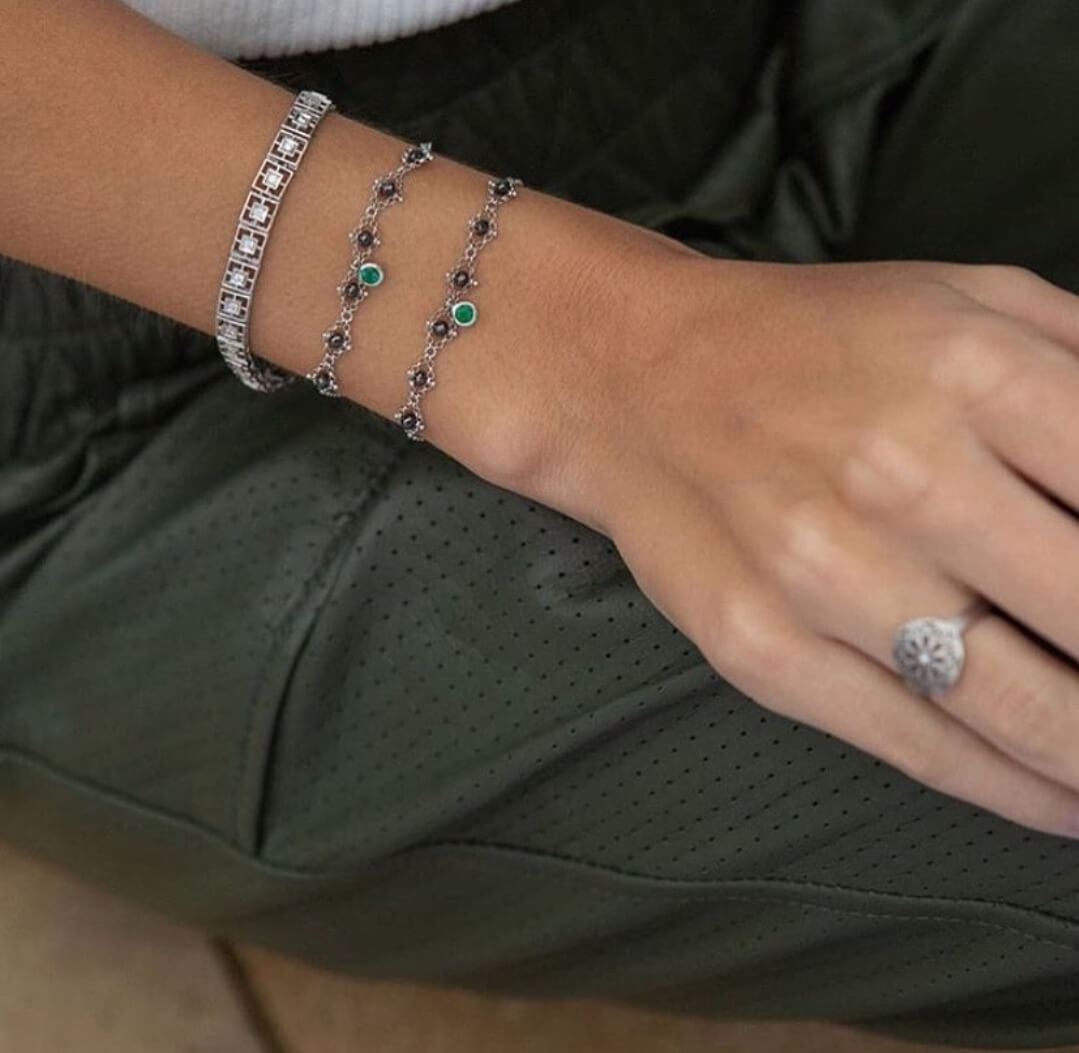 Pulseira Filo Quadrada 18k