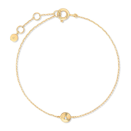 Pulseira Fina Ciclos Mini 18k