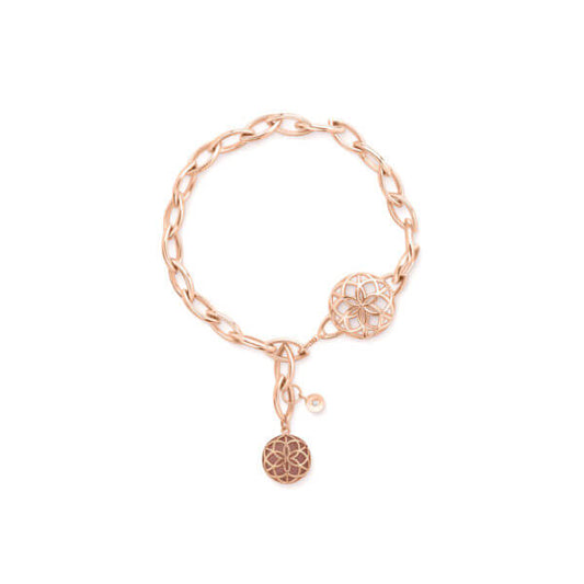 Pulseira Flor da Vida Elipse 18k