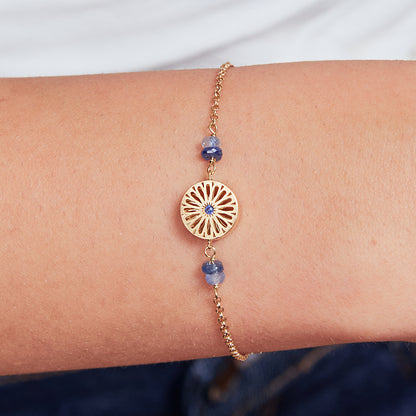 Pulseira Gaudí Safira 18k