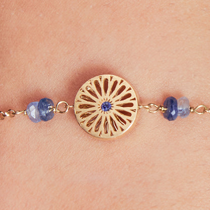 Pulseira Gaudí Safira 18k