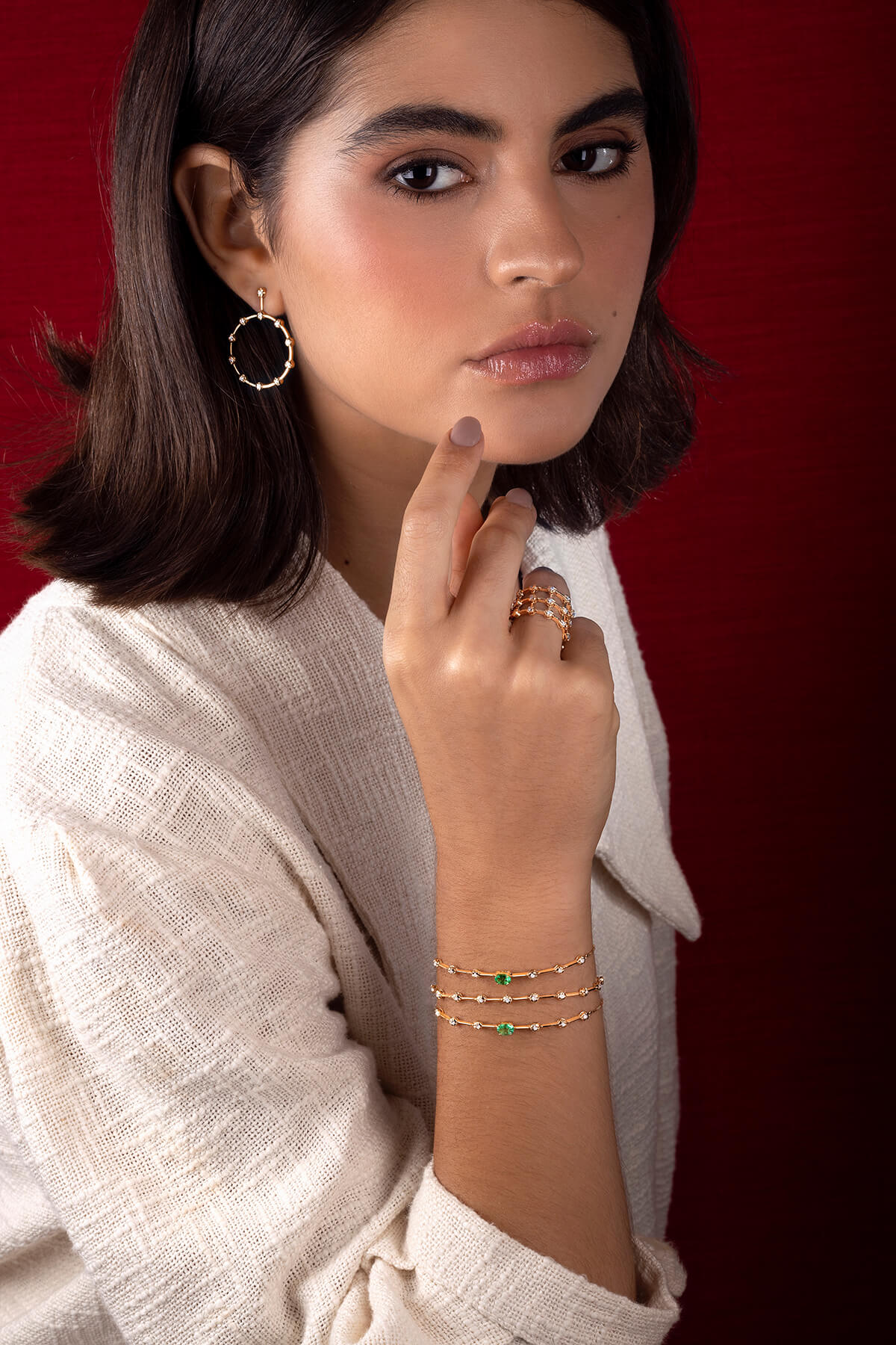 Pulseira Grid 18k