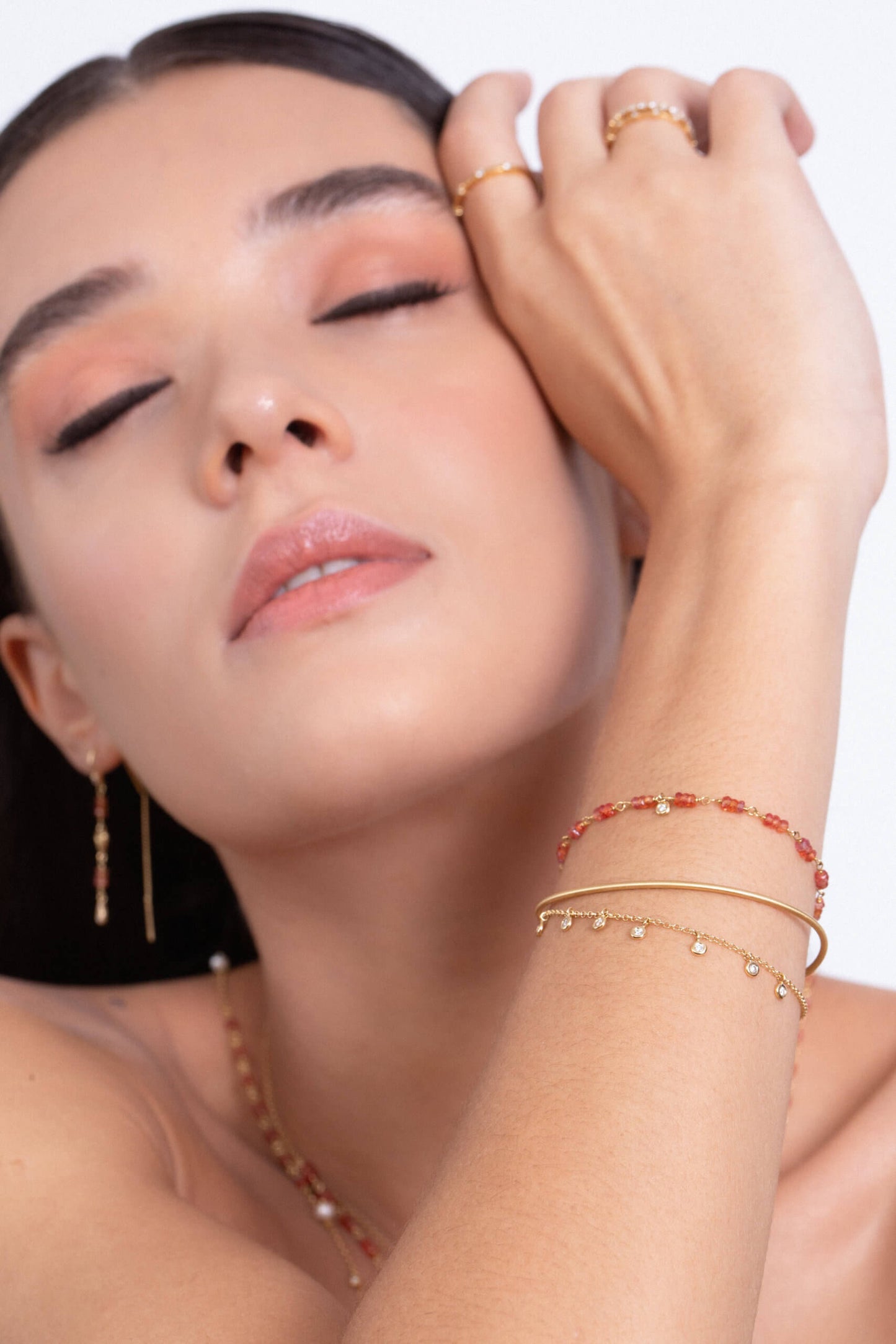 Pulseira Sete Caixinhas 18k