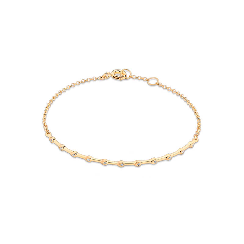 Pulseira Shape Gota 18k
