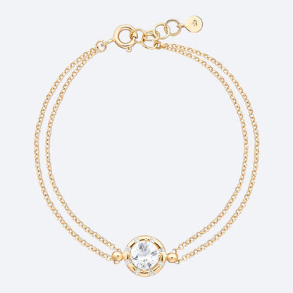 Pulseira Solar com Brilhantes 18k