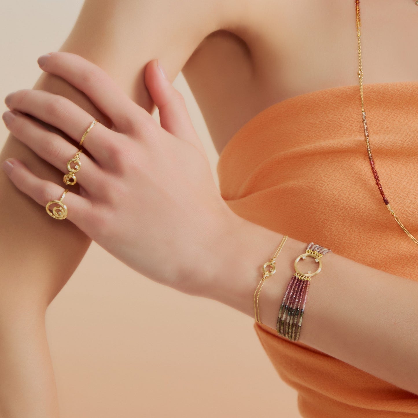 Pulseira Sunset Brilhante 18k