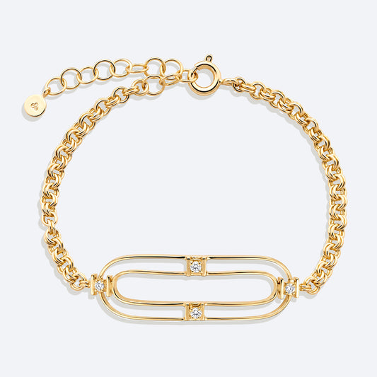 Pulseira Elo Arc 18k