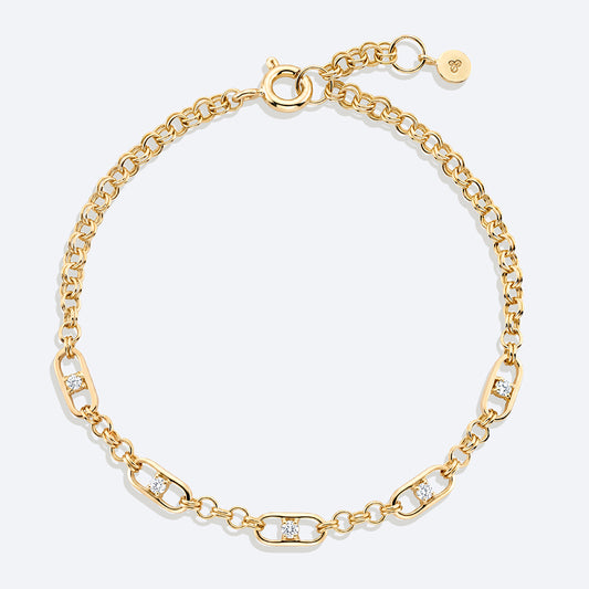 Pulseira Elo Tiny 18k