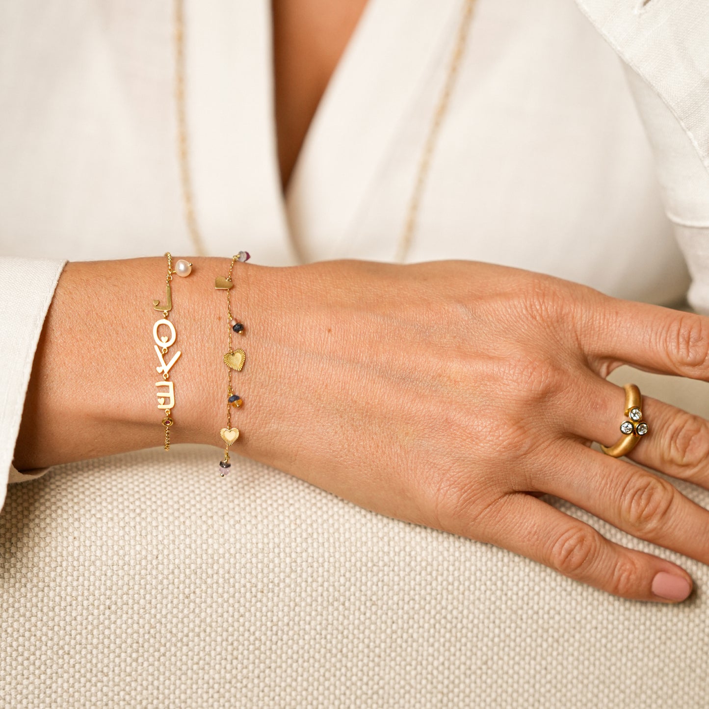 Pulseira Sun Love Safiras Coloridas 18k