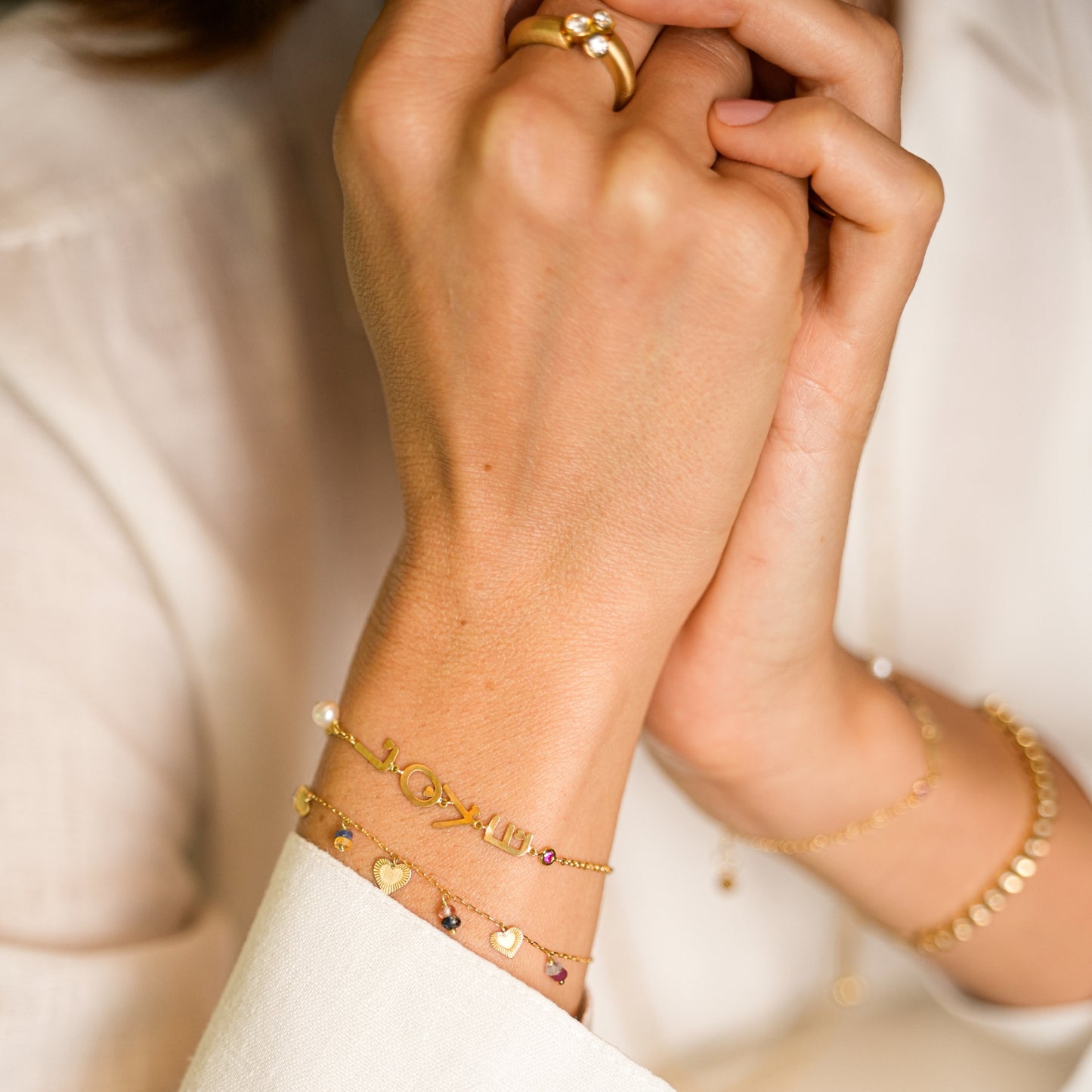 Pulseira Sun Love Safiras Coloridas 18k