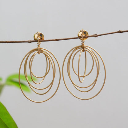 Brinco Malabaris com Brilhantes 18k