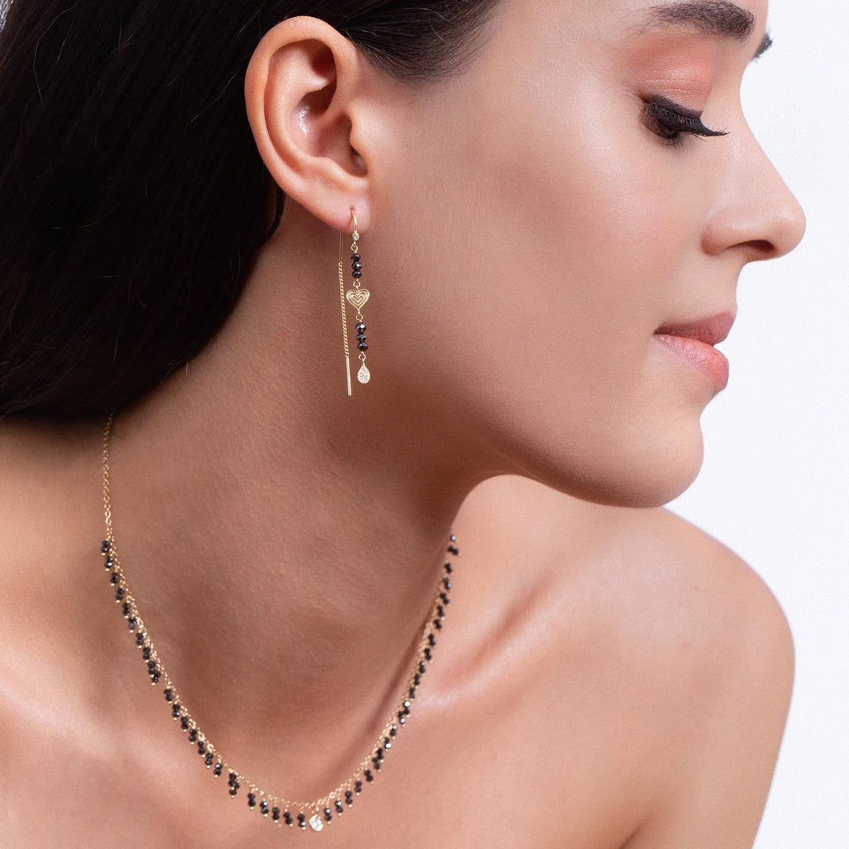Brinco Paixão Espinélio 18k