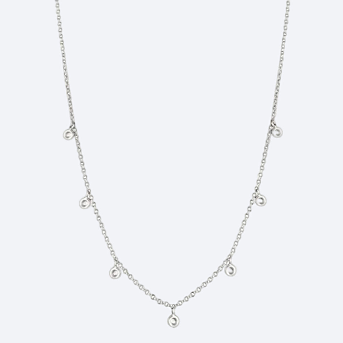 Colar Sete Caixinhas 18k