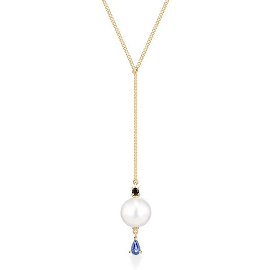 Colar Moon com Tanzanita 18k
