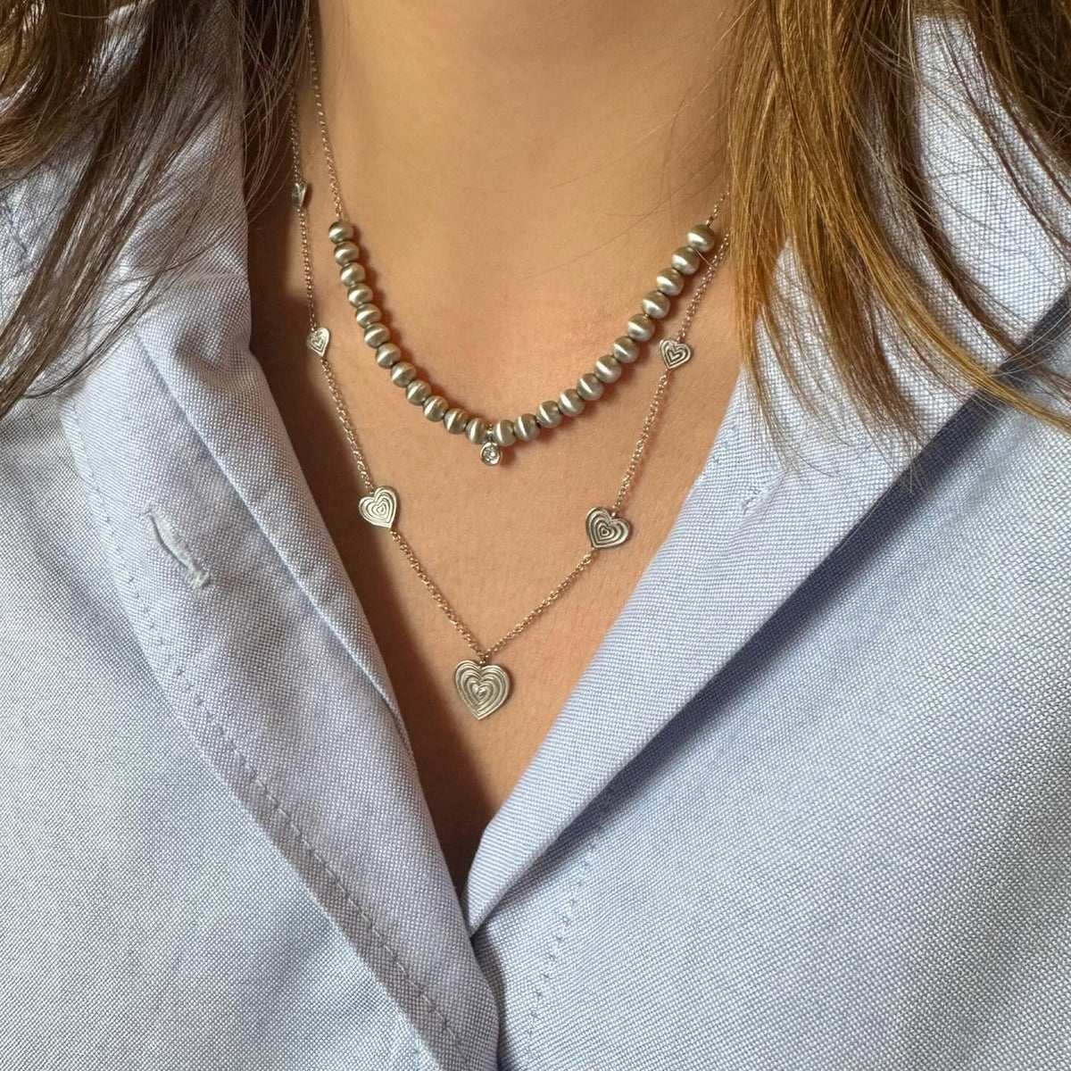 Colar Bolas 18k