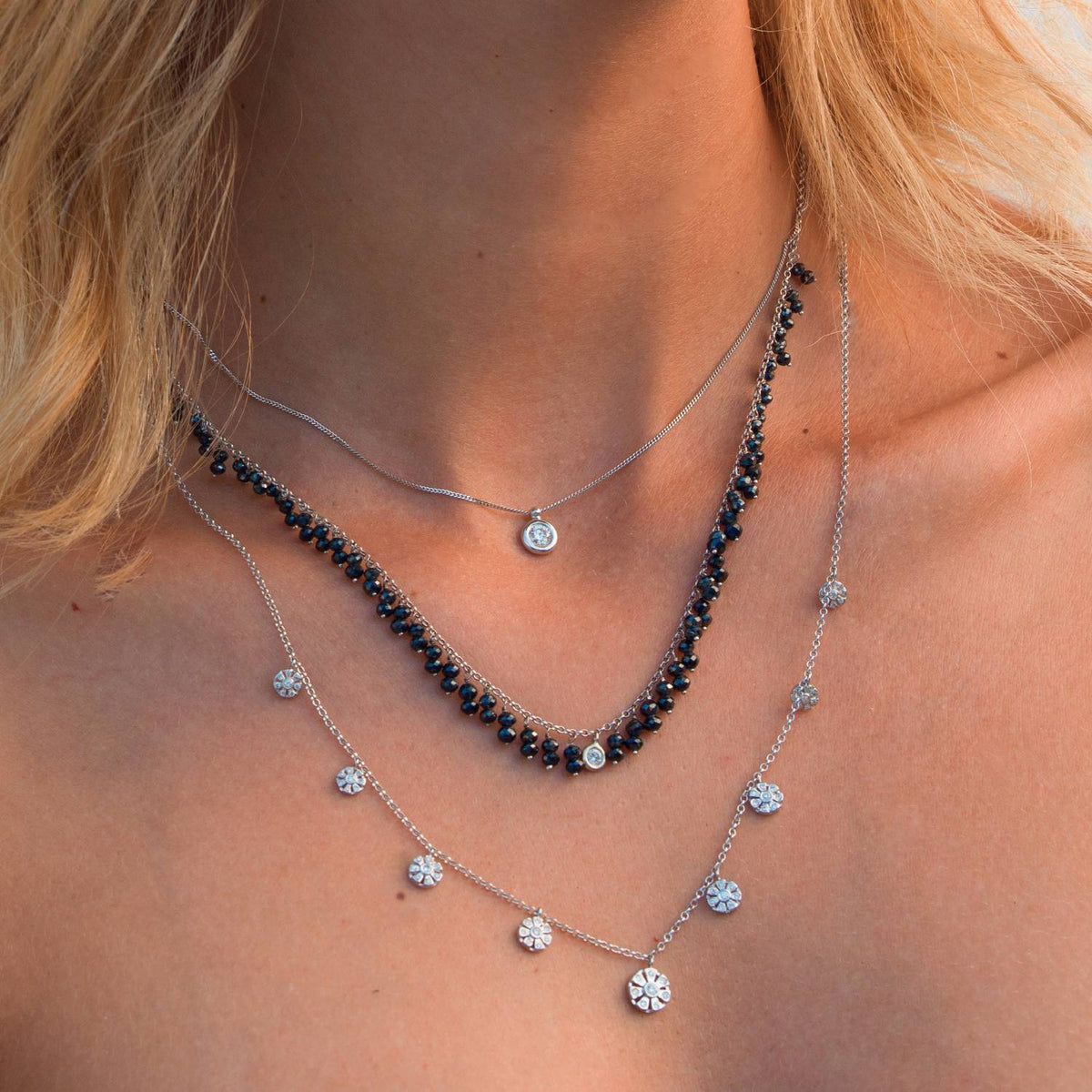 Colar Snow Curto 18k